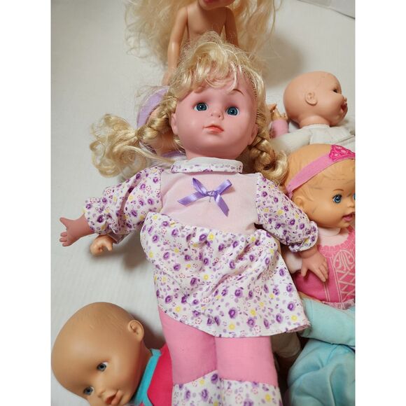 Doll Baby Lot of 9 – Needs TLC – Restoration Project - Picture 11 of 11